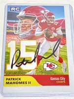 Patrick Mahomes 2017 NFL Draft Rookie Facsimile