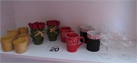 Mugs, Decor Roses, Wine Glasses & More