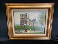 "Church" Oil Painting