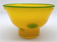 Beautiful Hand Blown Art Glass Bowl