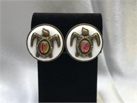 Designer Patrice Sea Treasures Clip-on Earrings