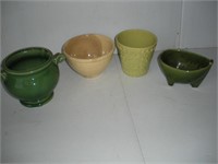 4 McCoy Flower Pots 7 & 8 Ò