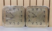 2 Pc Lot - Seiko Wall Clocks