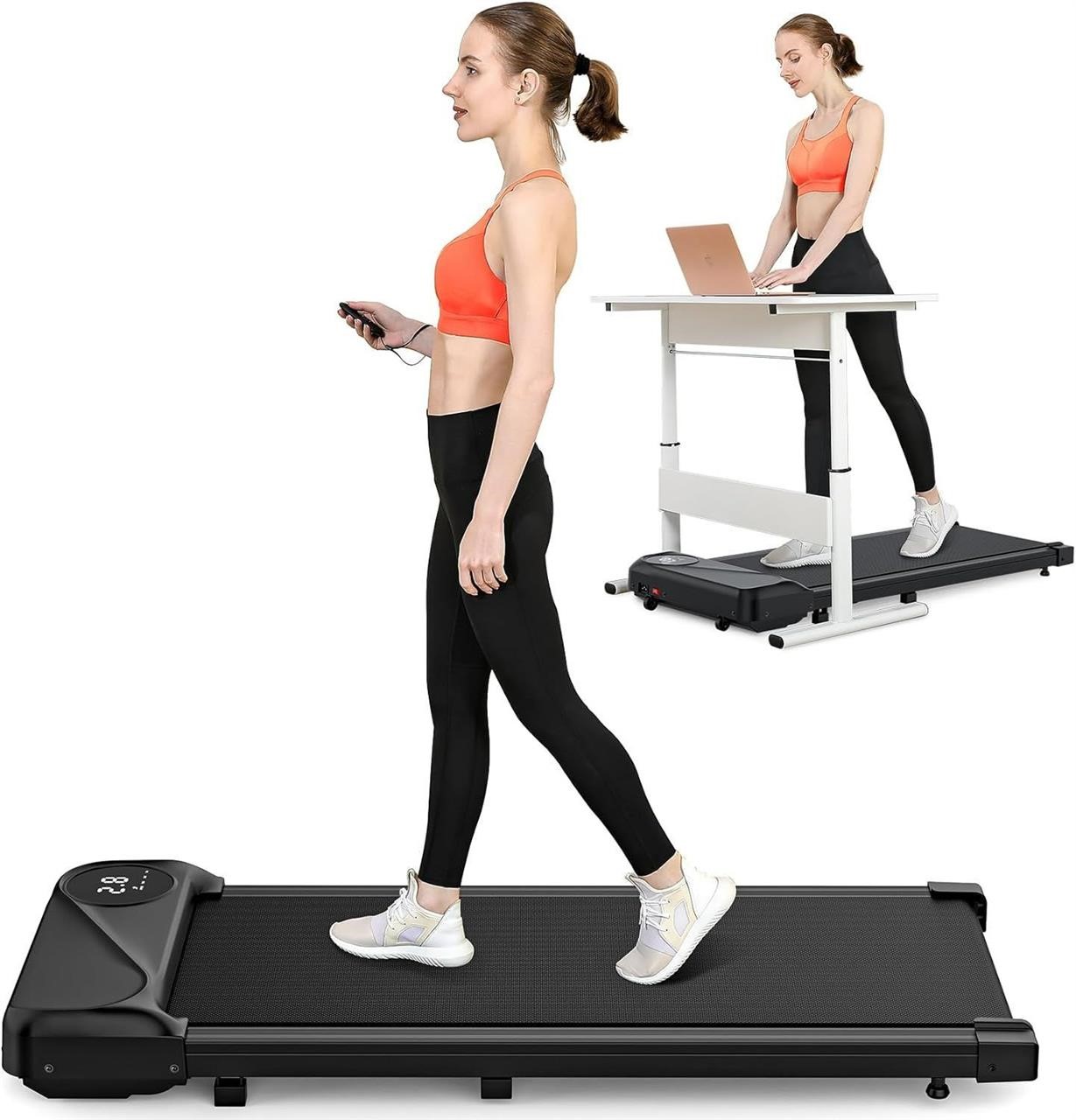 THERUN Walking Pad Treadmill Under Desk