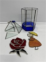 Stained Glass items, some broken