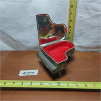 BABY GRAND JEWELRY BOX METAL