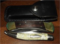 Buck model 110V folding knife with sheath and