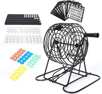 Pro Bingo Set- Cage, Board, 4 Colors