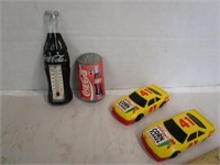 Coca Cola Magnets & Corn Flakes Racing Ad Cars