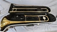 Yamaha Trombone in Case -Small Dent -Plays Well
