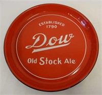 DOW OLD STOCK PORC. BEER TRAY