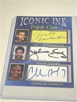 Iconic Ink Wilt Chamberlain Julius Erving Charles