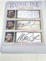 Iconic Ink Kobe Bryant LeBron James Magic Johnson