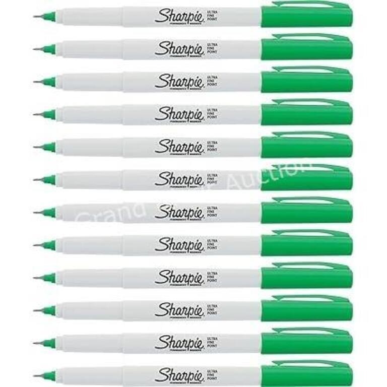 12-Pack Sharpie Ultra Fine Green