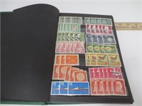 Stamp collection with over 500 stamps