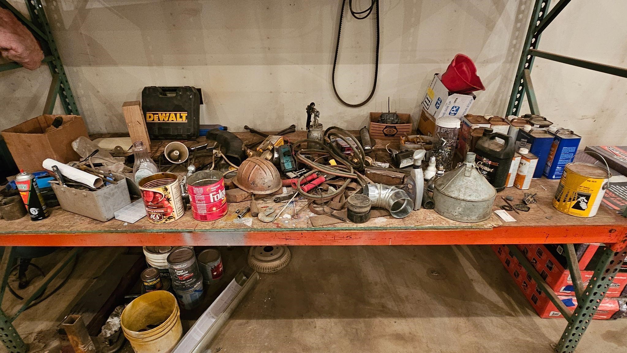 Miscellaneous Tools On Shelf