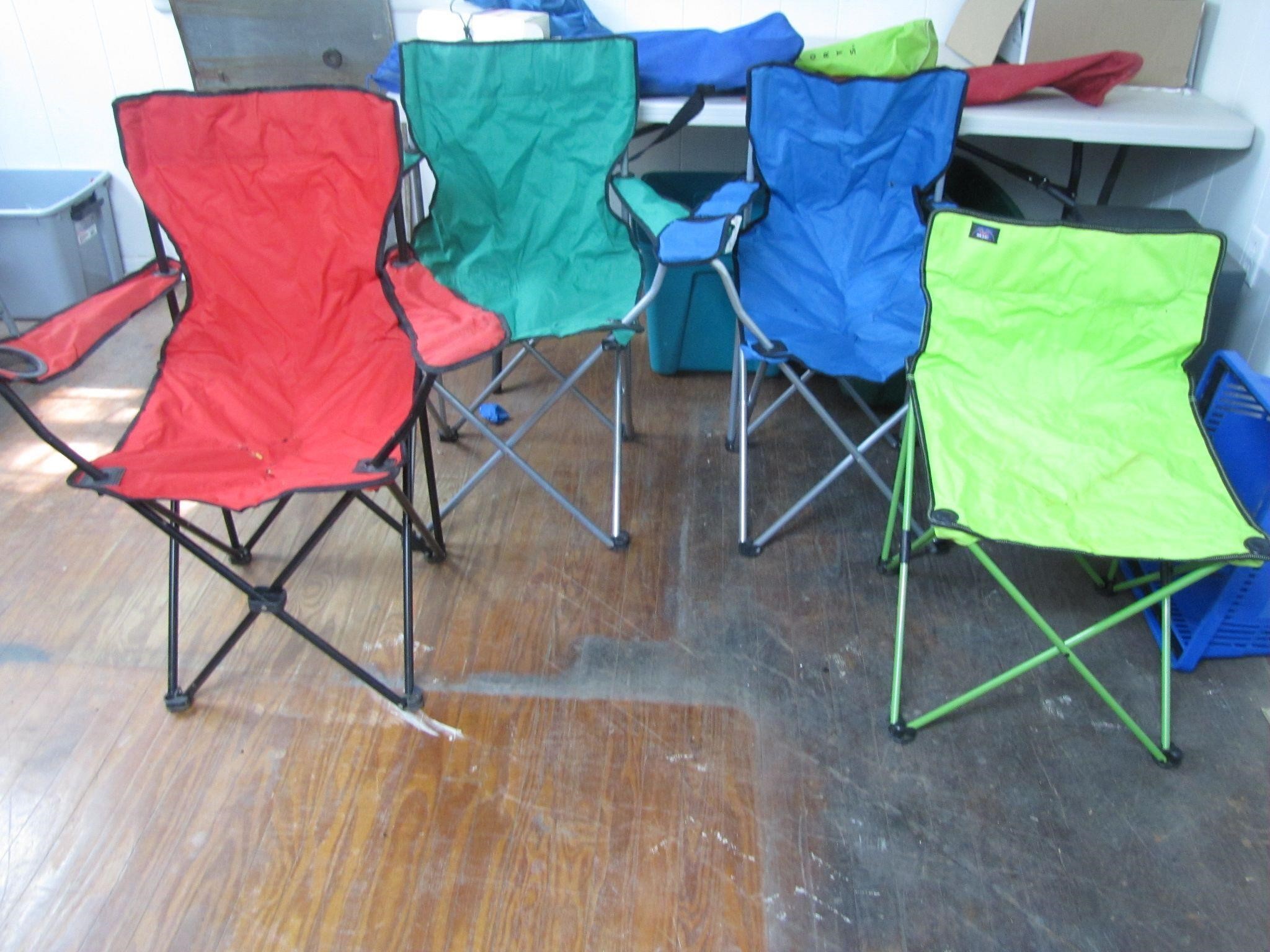 4 Outdoor Foldable "Camping" Chairs w/Carry Bags