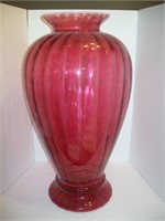 Pink Pilgrim Glass Urn