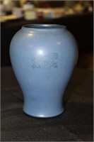Blue Marblehead Pottery Vase