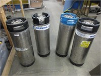 4 soda syrup canisters
