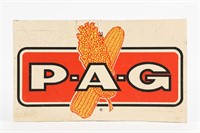 EARLY P.A.G. CORN SEED S/S MASONITE  ADVERTISING