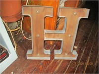 Letter "H" Wall Decor Letter