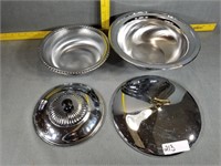 Stainless Steel Serving bowls with lids
