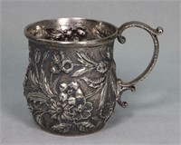 S. Kirk & Son Sterling Silver Repousse Mug