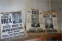 Vintage Halifax County Voting Sign