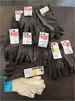 (10) Tuff Grip Work Gloves