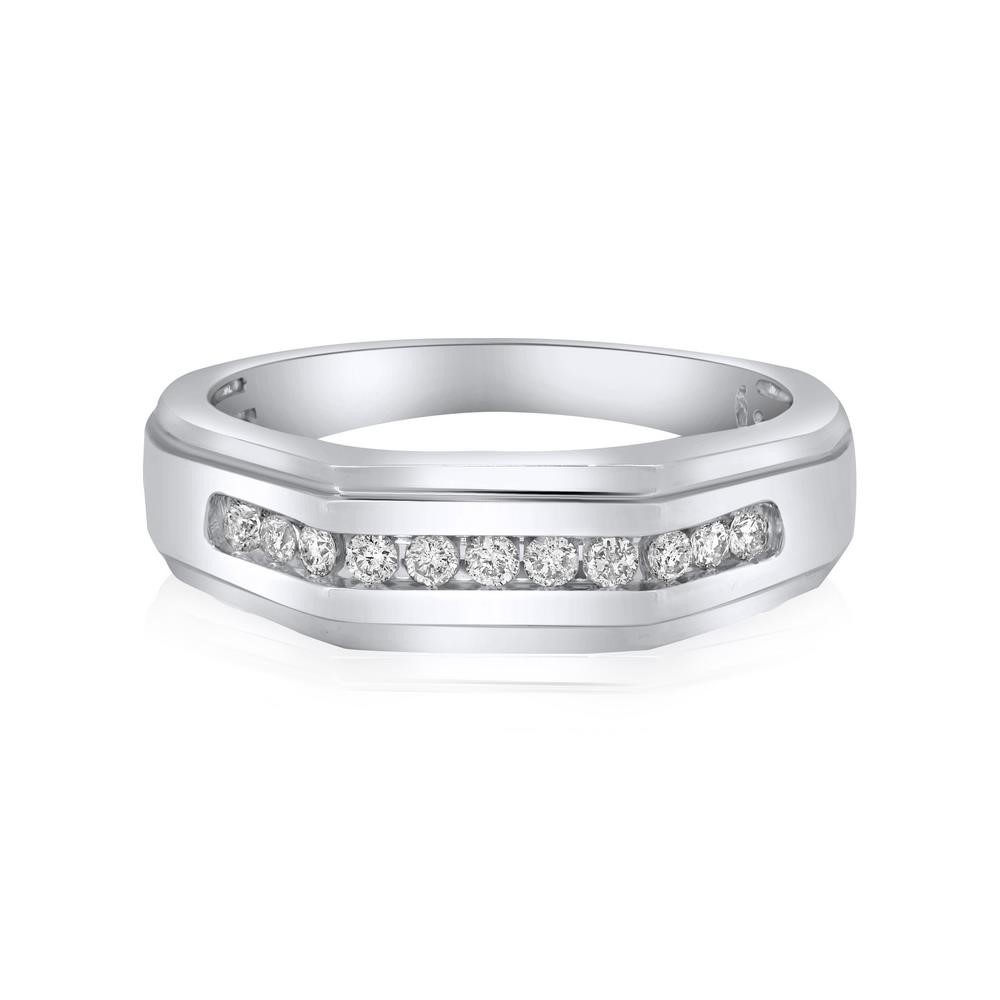 14K WHITE GOLD 0.70CT DIAMOND RING