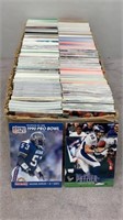 BOX FULL OF NFL TRADING CARDS