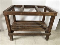 Wood rack or bench base