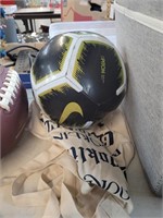 Soccer ball and bag