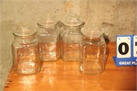 Set of 4 Candy Jars