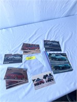 Pontiac Car Postcards 80's-90's