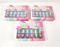 NEW Unicorn Nail Polish Collection (x3pks)