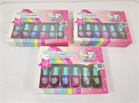 NEW Unicorn Nail Polish Collection (x3pks)