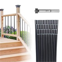 51pack 36" X 3/4" Aluminum Deck Balusters Round
