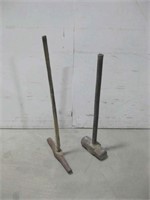 Two Sledge Hammers See Info