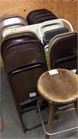 Approx (30) folding chairs and table