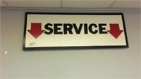 18" x 48" "Service" sign