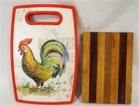 Cuisinart Cutting Board with Rooster - Multi Wood