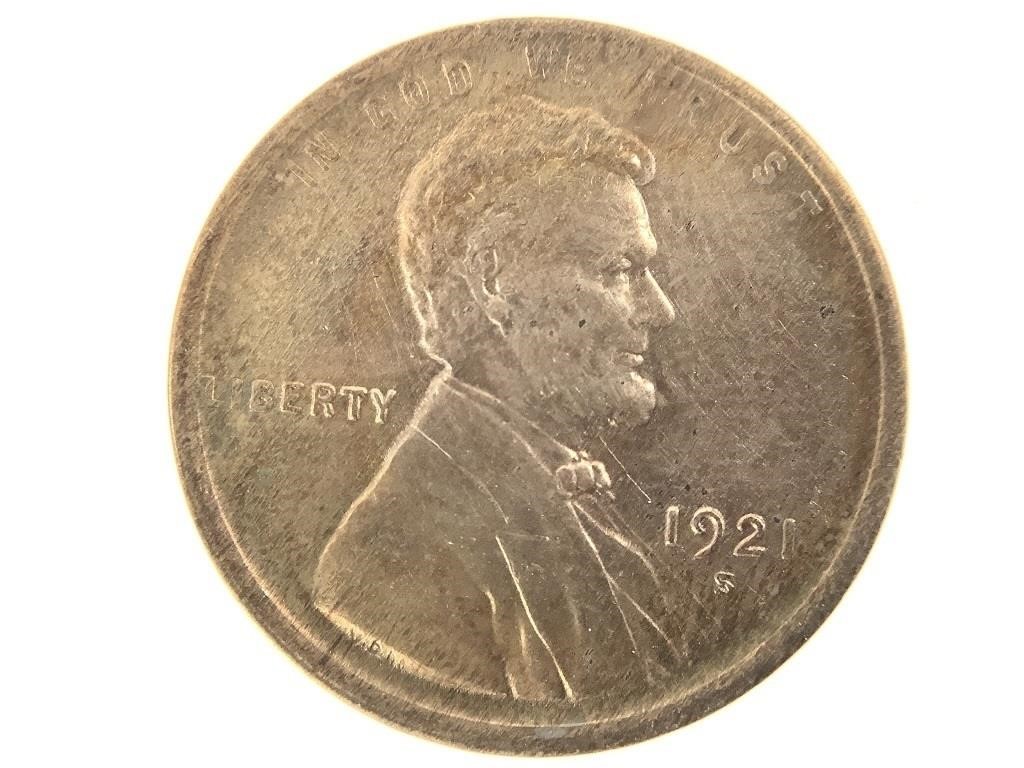 1921-S Lincoln Cent