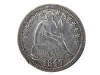1847 Seated Half Dime