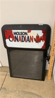 Molson Canadian Menu Board- Lights Up