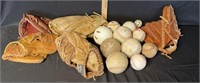 (5) Baseball Gloves, Assorted Sports Balls