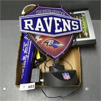 Baltimore Ravens Neon Light & Memorabilia
