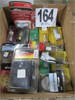 Box of Misc. Couplers, Air Fittings & Gauge