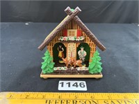 Wood Chalet Thermometer